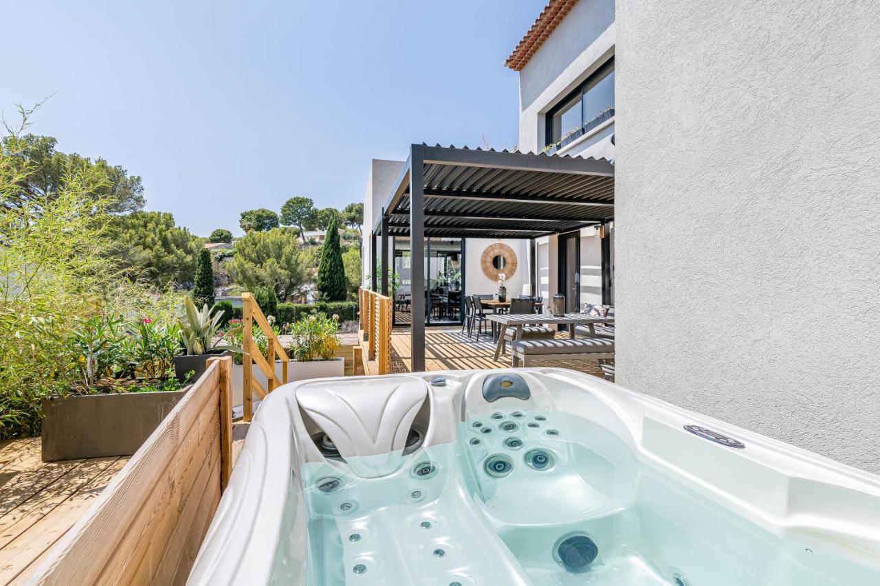 Maison Osmoz Port Pin - Jacuzzi, Clim Par Dodo A Cassis Apartment Luaran gambar